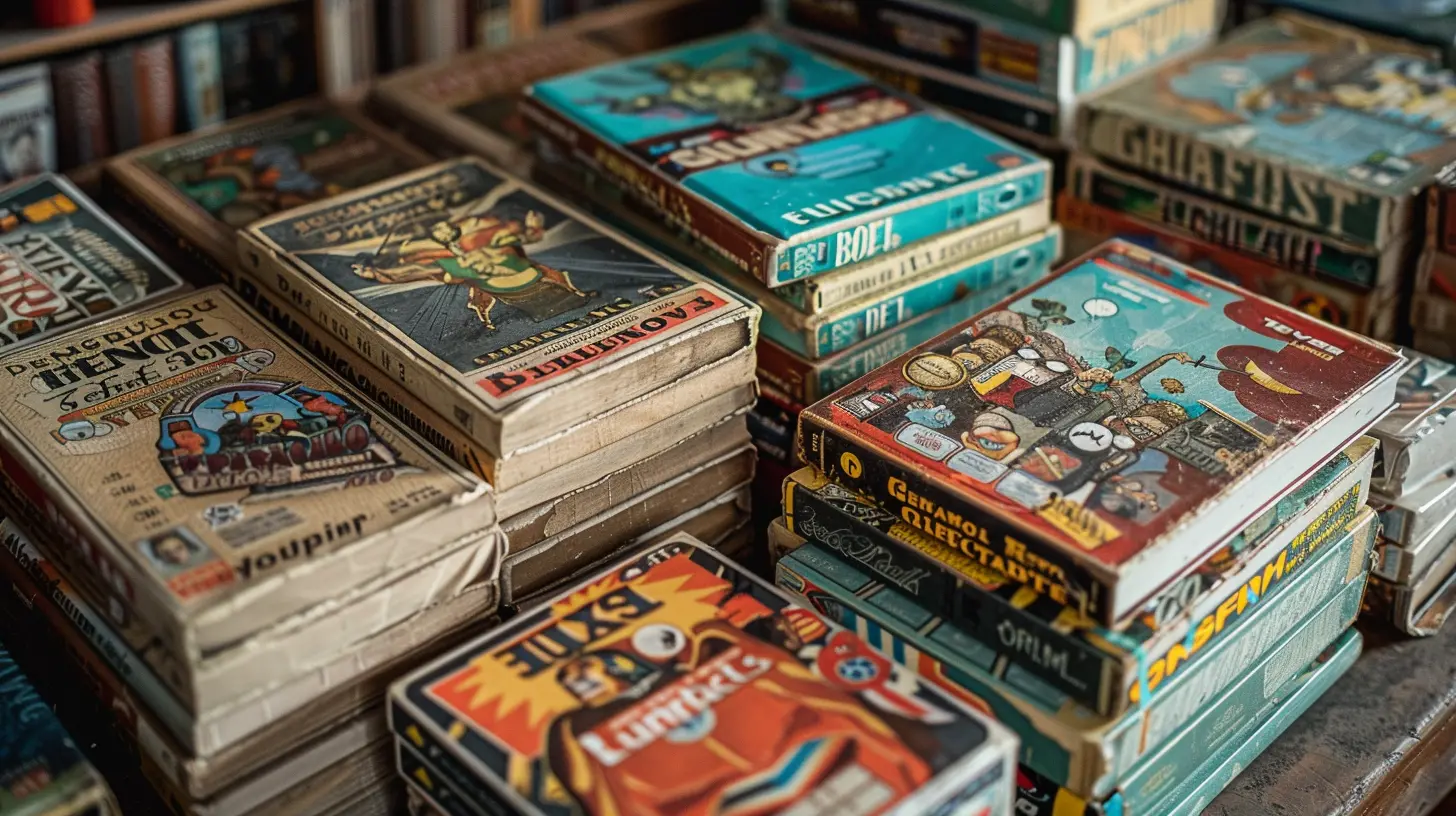 Preserving Game Manuals and Original Packaging