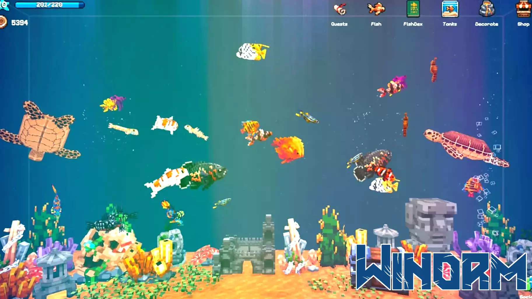 A Tiny Aquarium: A Serene Escape from Desktop Chaos