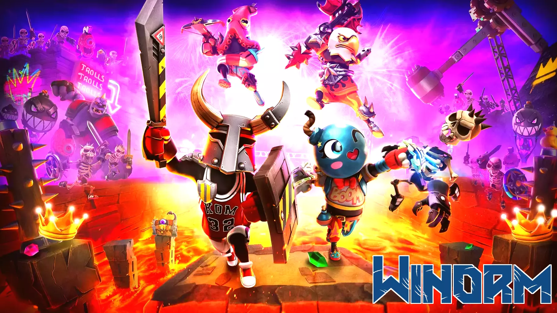 A Whimsical Brawler: Smash TV Meets Ninja Warrior