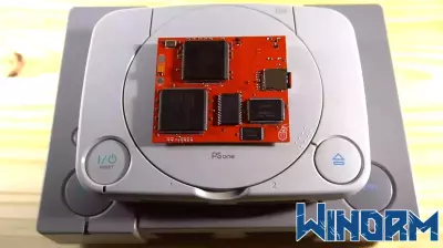 This Frankenstein PlayStation PCB reads games from microSD and outputs video over HDMI